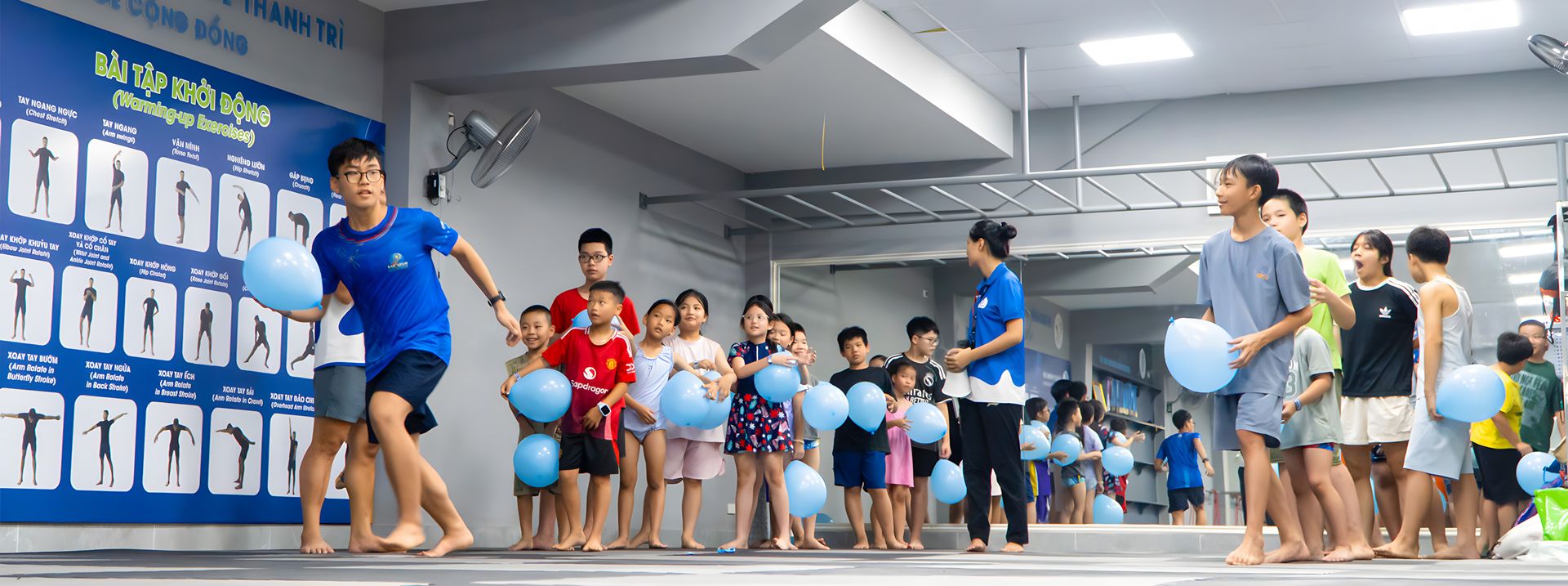 BÙNG NỔ NIỀM VUI NGÀY 1/6 CÙNG CÁC HỌC VIÊN NHÍ CLB BƠI THĂNG LONG 