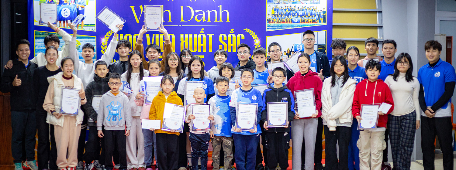 CLB Bơi Thăng Long - Vinh Danh Học Viên Xuất Sắc 2025